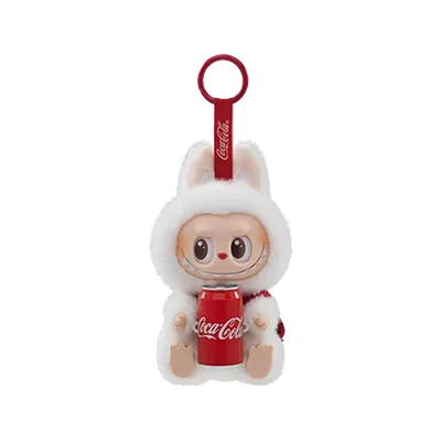 Labubu Vinyl Face Plush Happy Factor - Coca-Cola Series