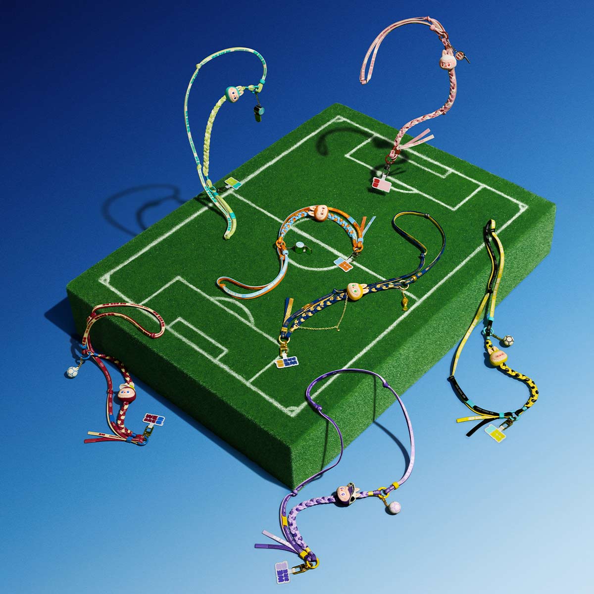 Labubu × FIFA SERIES Final Whistle Long Lanyard - Image 6