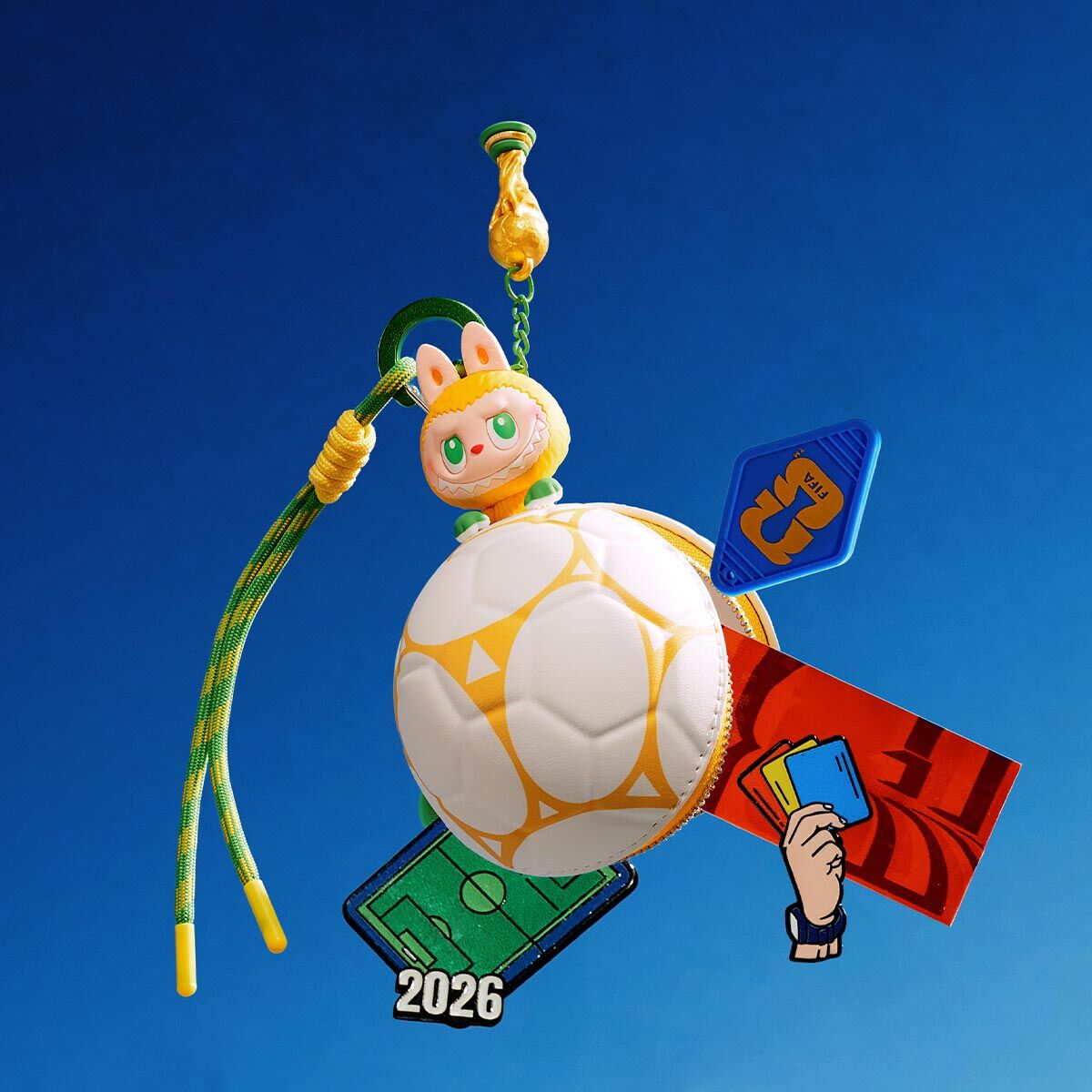Labubu × FIFA SERIES – Center of Attention Football-shaped Mini Bag - Image 6