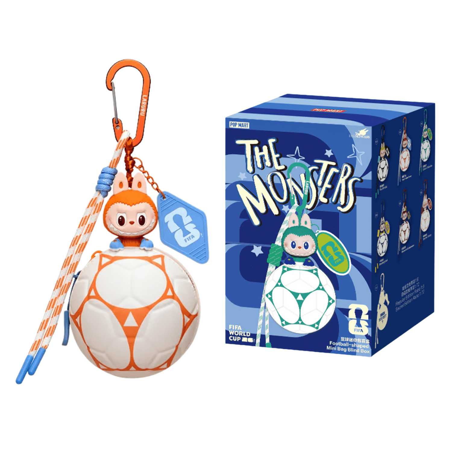 Labubu × FIFA SERIES – Pain Fades Away Football-shaped Mini Bag